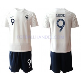 Barn Fotballdrakter Frankrike Olivier Giroud 9 Borte Euro 2020 Kortermet